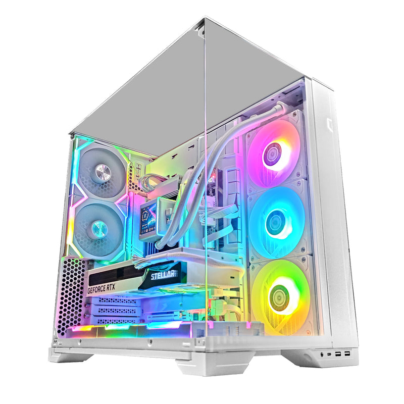 Ultra O11 Vision White Desktop Gaming PC