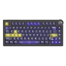Ajazz AK820 V2 Pro RGB Tri-Mode Mechanical Keyboard (Transparent Purple-Yellow-Dark Purple) (Lychee Switch)