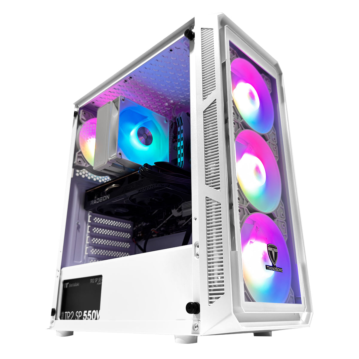 Alpha Hermes White Desktop Gaming PC