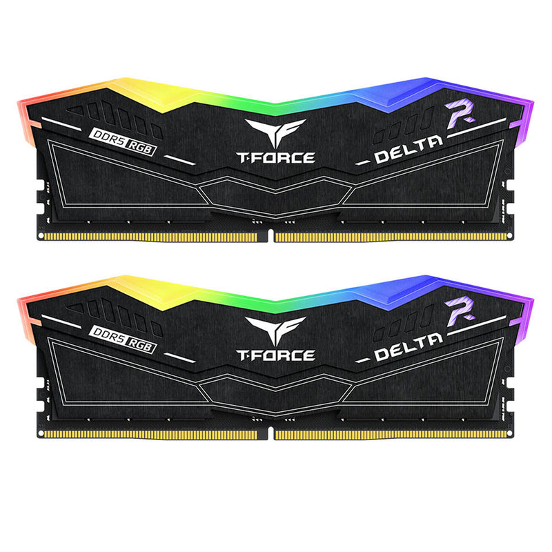 TeamGroup T-Force Delta RGB 64GB (2x32GB) DDR5 6000MHz CL38-38-38-78 1.35V Gaming Desktop Memory