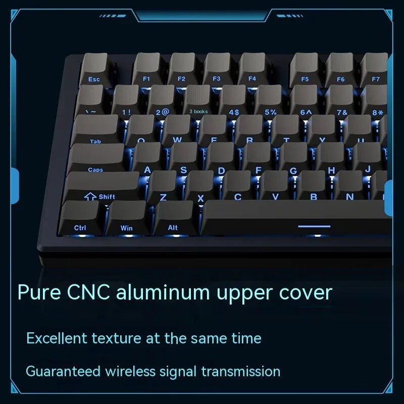 VXE V75X CNC Aluminum Wireless Mechanical Gaming Keyboard (Catharanthus)