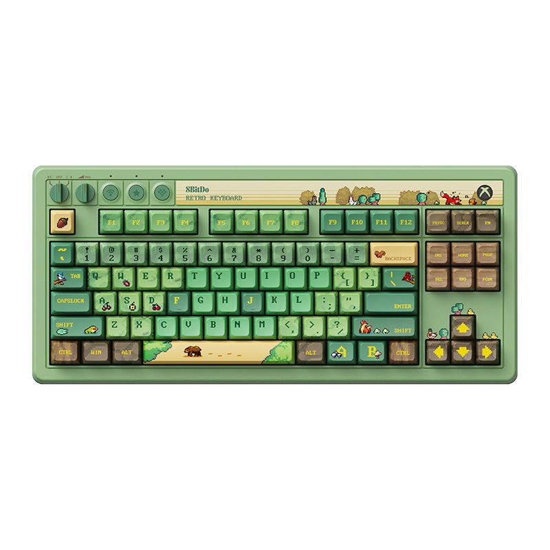 8Bitdo Retro 87 Mechanical Keyboard (Forest) (85HD)