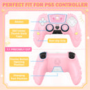 IINE Meow Pact Silicone Protective Case for PS5 Controller (Pink) (L1028)