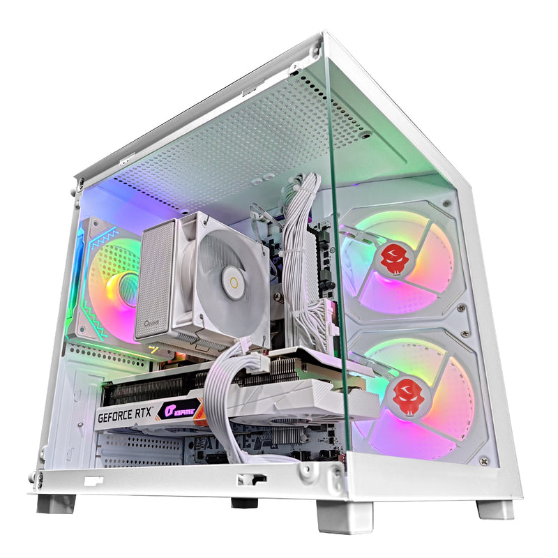 Alpha Apollo A275 White Gaming | AMD Ryzen 5 5500 | 16 GB RAM |  512GB SSD | RTX 3050 | Windows 11 Pro