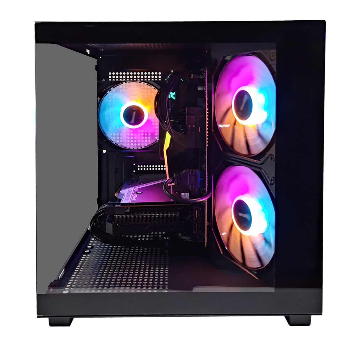 Alpha Apollo A275 Black Desktop Gaming PC | AMD Ryzen 5 5600XT | 8GB RAM | 500GB SSD | RX 6600 XT | Windows 11 Pro