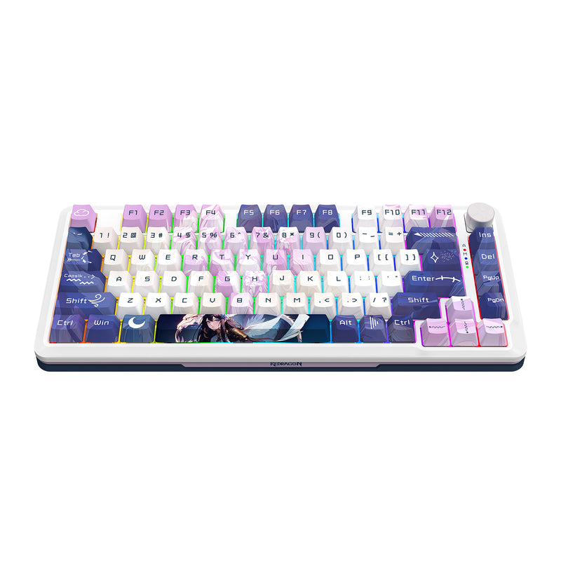 Redragon K681ACG Cyrus Pro Anime Ed. RGB Wireless 75% Hot-Swappable Gasket Mechanical Keyboard