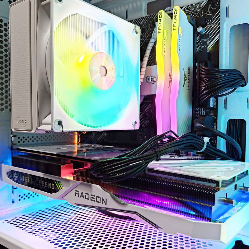 Alpha Gamma C50 White Desktop Gaming PC | DataBlitz