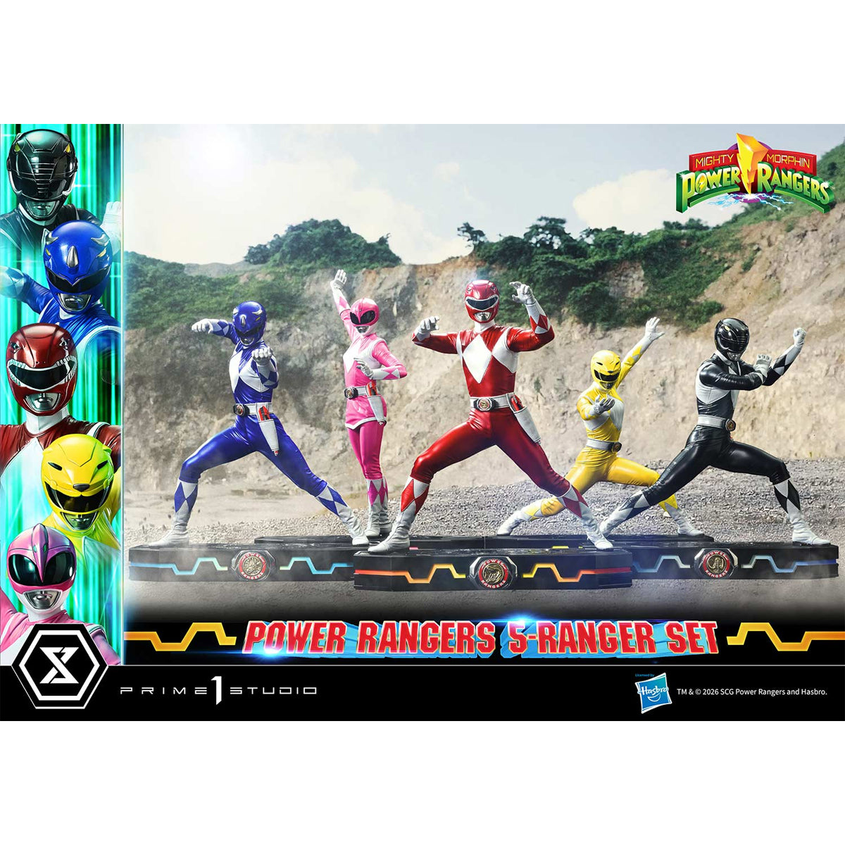 Premium Masterline Mighty Morphin Power Rangers: Power Rangers 5-Ranger Set