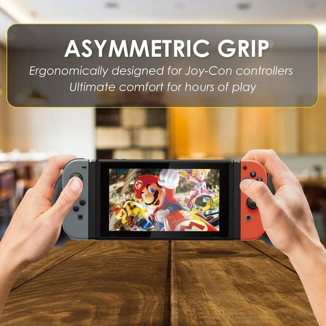 Proteus 3-in-1 JoyCon Grip for Nintendo Switch/ iPhone/ Android (Black)