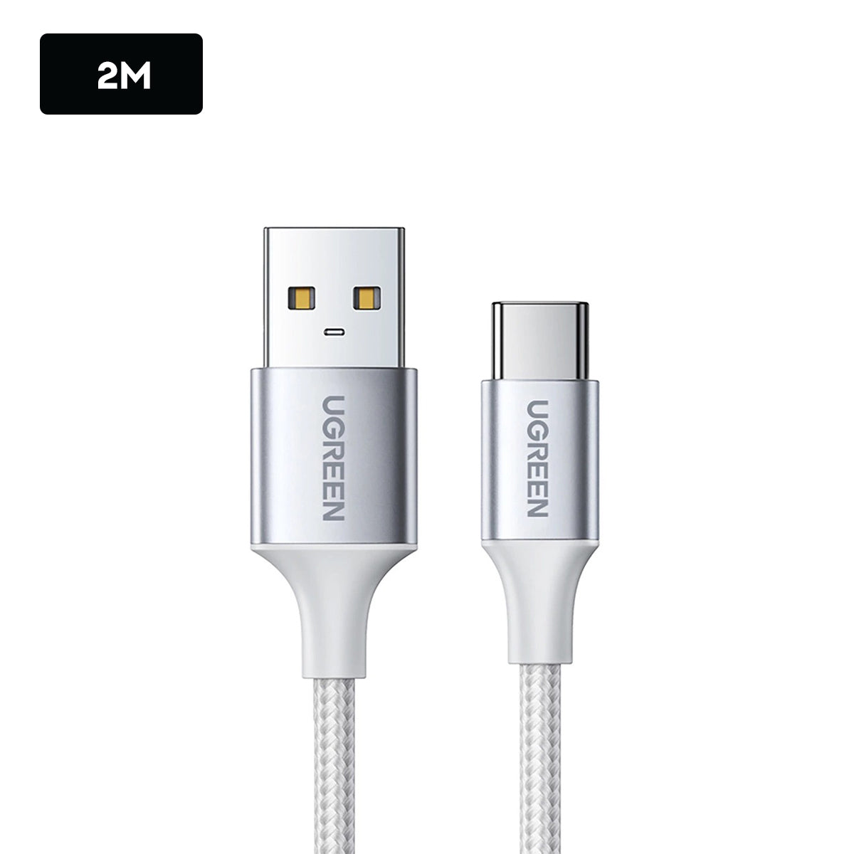 Ugreen USB-C Male to USB-A 2.0 Male Cable - (White) 