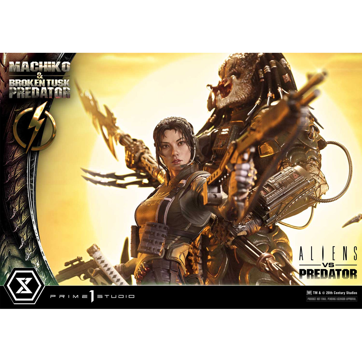 Ultimate Premium Masterline Aliens vs. Predator Machiko & Broken Tusk