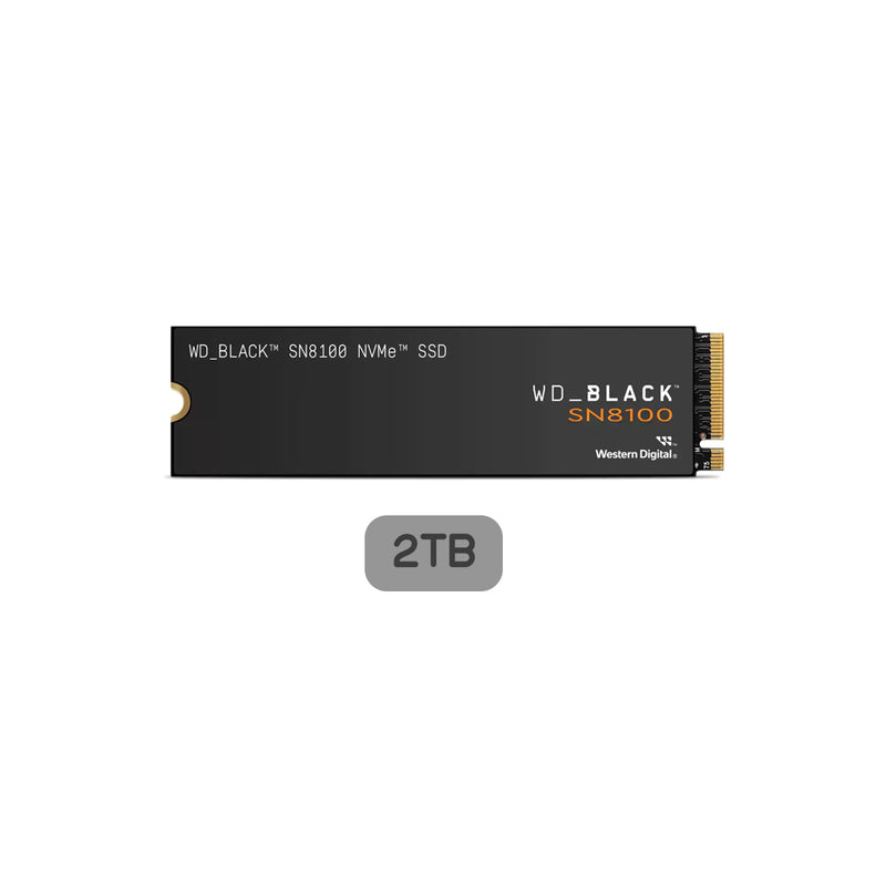 WD BLACK SN8100 NVMe PCIe Gen5 x4 M.2 2280 14900MB/s Gaming SSD 