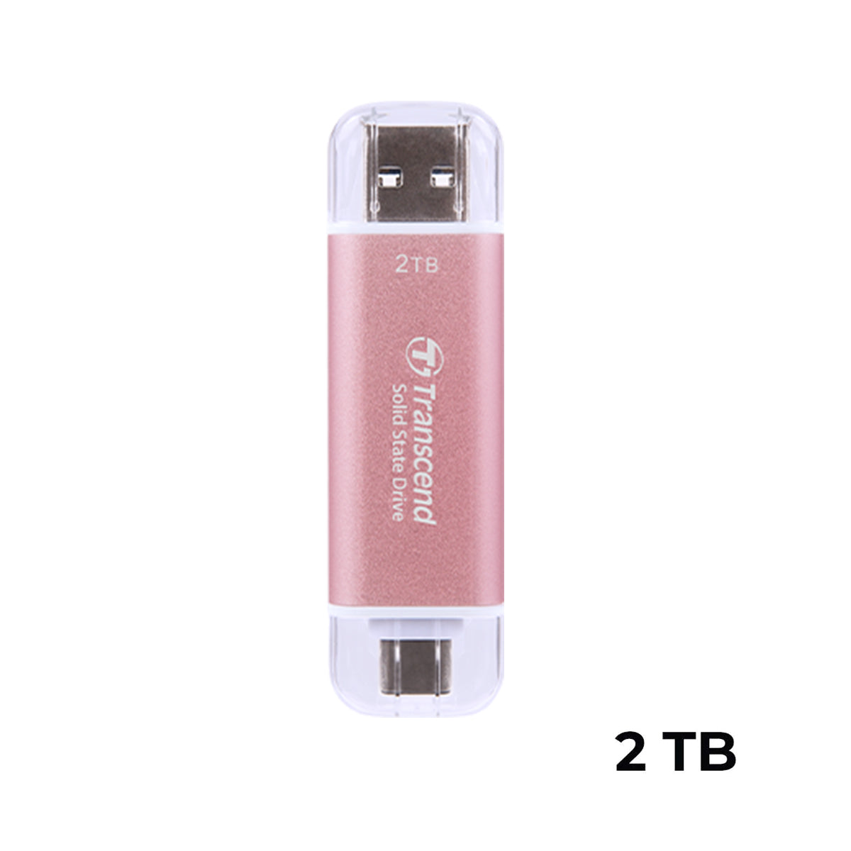 Transcend ESD310P 10GBPS USB Type-C Portable SSD (Pink)