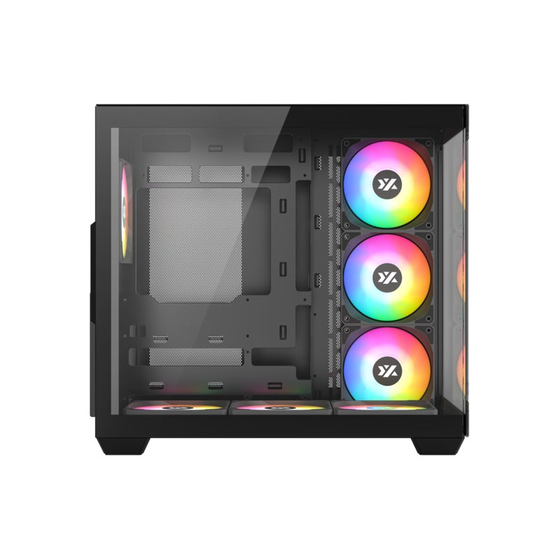 XYZ Tesseract X ATX 2D Glass Panoramic Tempered Glass PC Case
