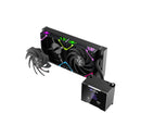 XYZ HydroTemp 240 ARGB Liquid Cooler with Temperature Display (Black, White)
