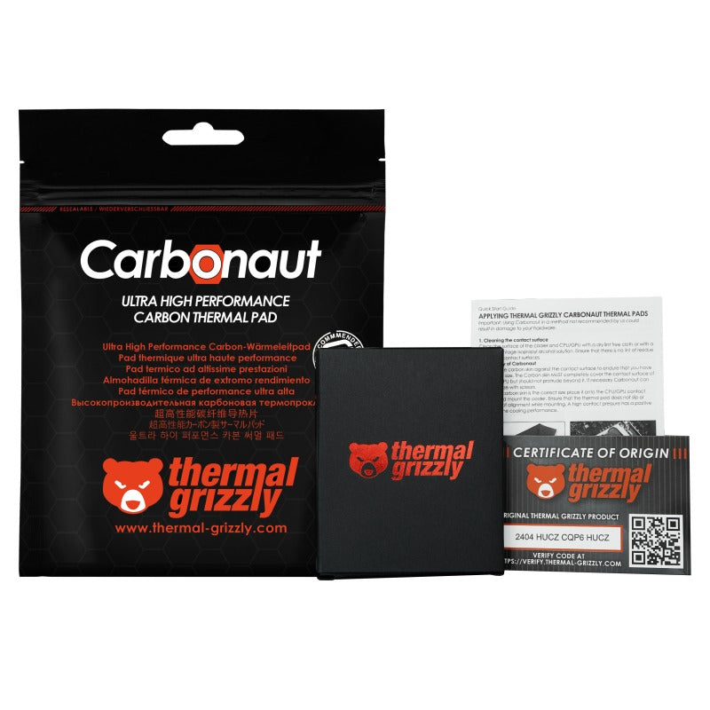 Thermal Grizzly Carbonaut Ultra High Performance Carbon Thermal Pad 31x25x.02mm (TG-CA-31-25-02-R)
