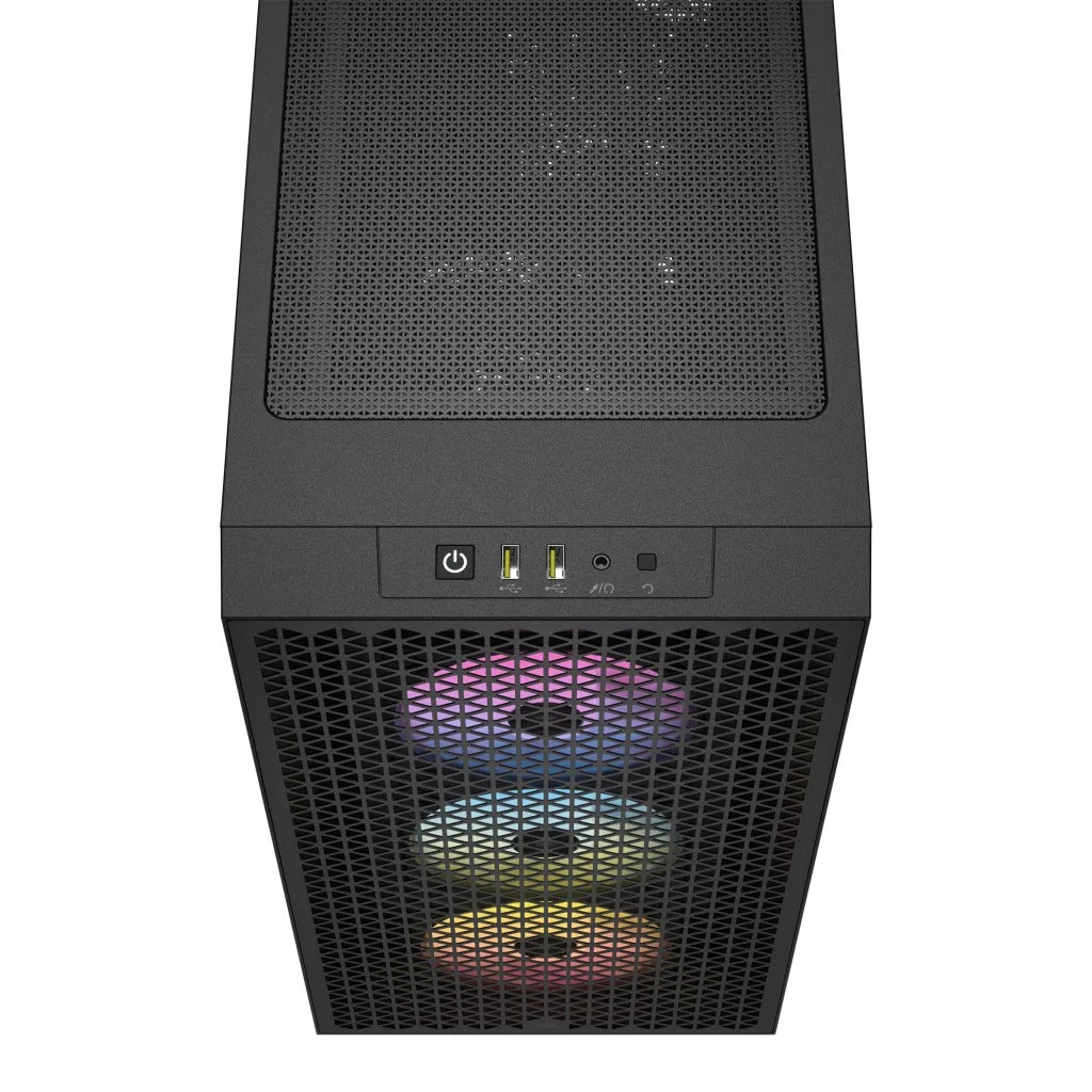 Corsair 3000D RGB Airflow Tempered Glass Mid-Tower ATX PC Case (Black)