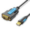 Vention USB to RS232 Serial Adapter - 2M (Black) (VAS-C02-B200)