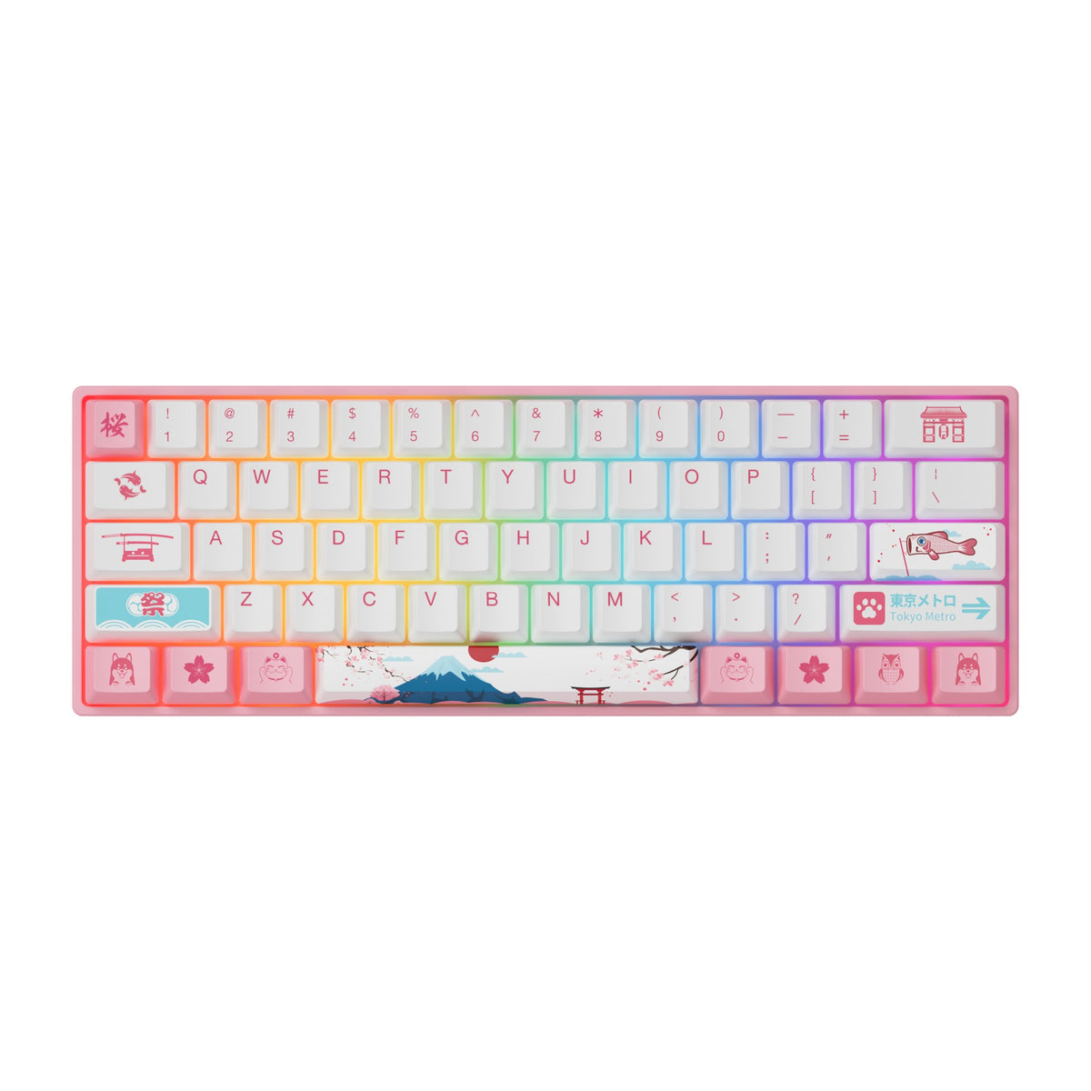 AKKO World Tour Tokyo 3061S R2 OSA RGB Mechanical Keyboard (Gateron Yellow)