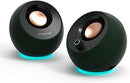 Creative Pebble Pro Minimalist 2.0 USB-C Speakers With Bluetooth 5.3 & Customizable RGB Lighting (Green)
