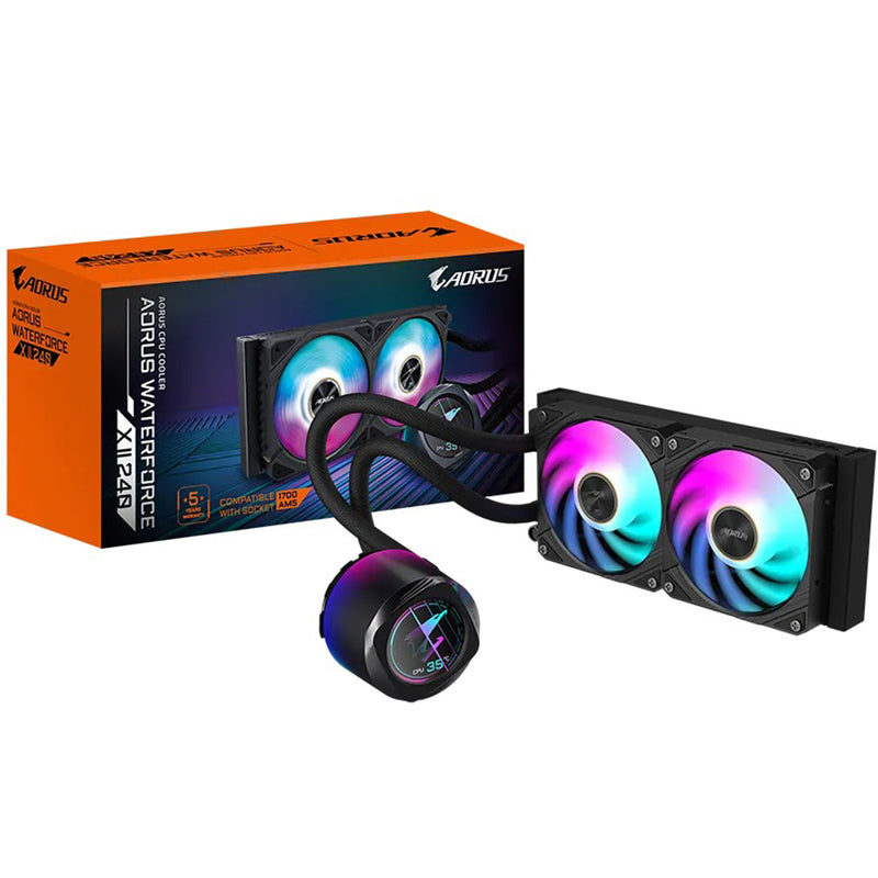 Gigabyte Aorus Waterforce X II 240 CPU Cooler (Black)