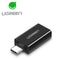 UGreen USB-C 3.1 Male To USB 3.0 A Female OTG Adapter (Black) (US173/20808)