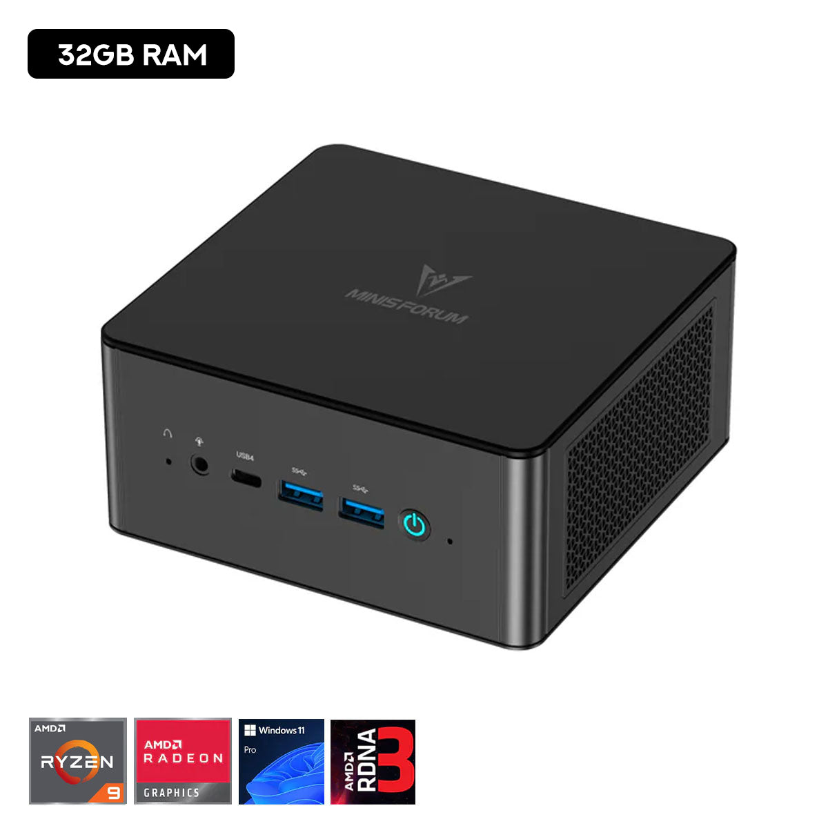 Minisforum Elite Mini UM890 Pro AMD Ryzen 9 8945HS Mini Gaming PC