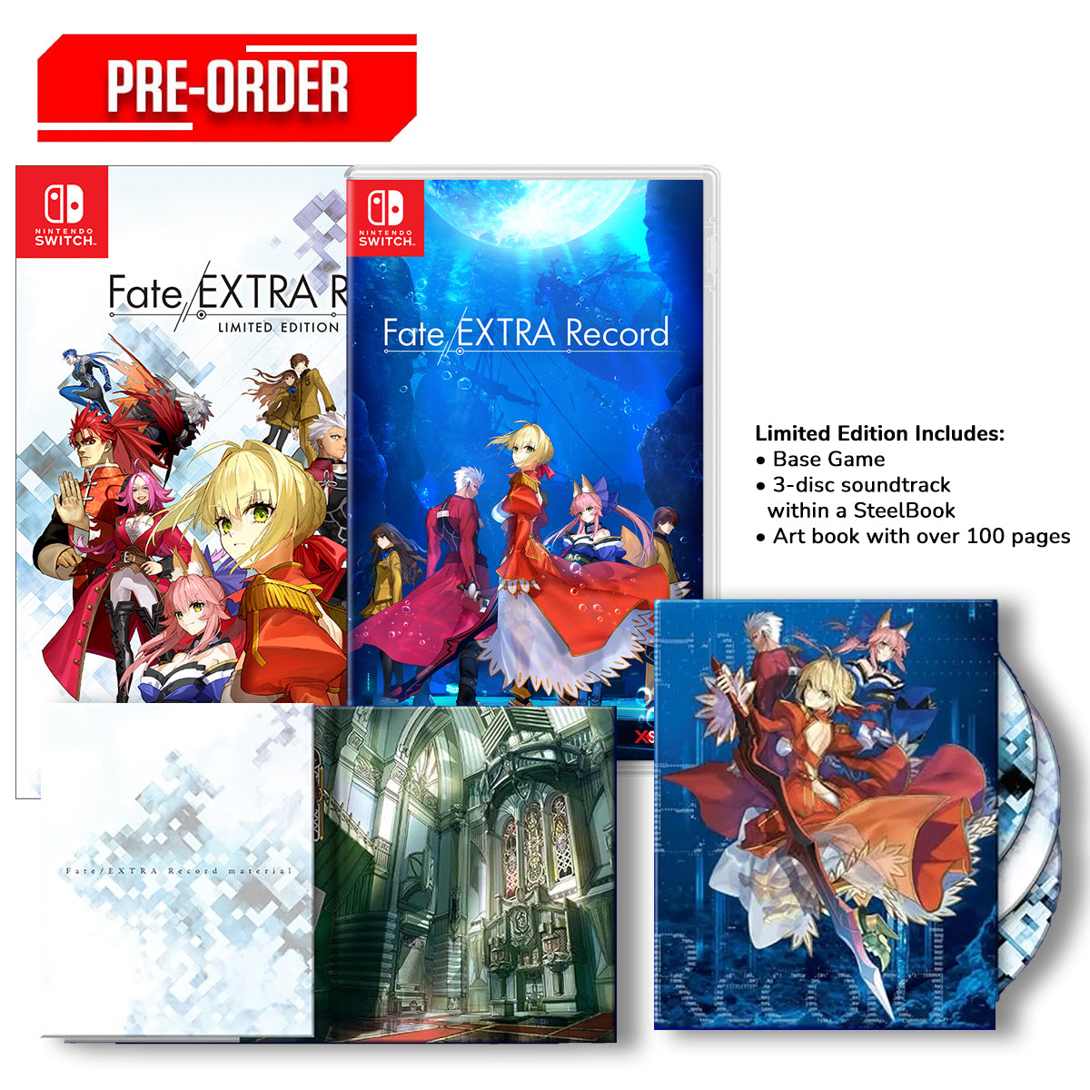 Nintendo Switch Fate/EXTRA Record Limited Edition