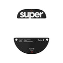 Pulsar Superglide Glass Skates Type-C for Pulsar Tenz Signature Edition (Black) (PTZSGCB)