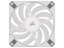 Corsair iCUE AF120 RGB Slim 120MM PWM Fluid Dynamic Bearing Fan With Lightning Node Core (White)