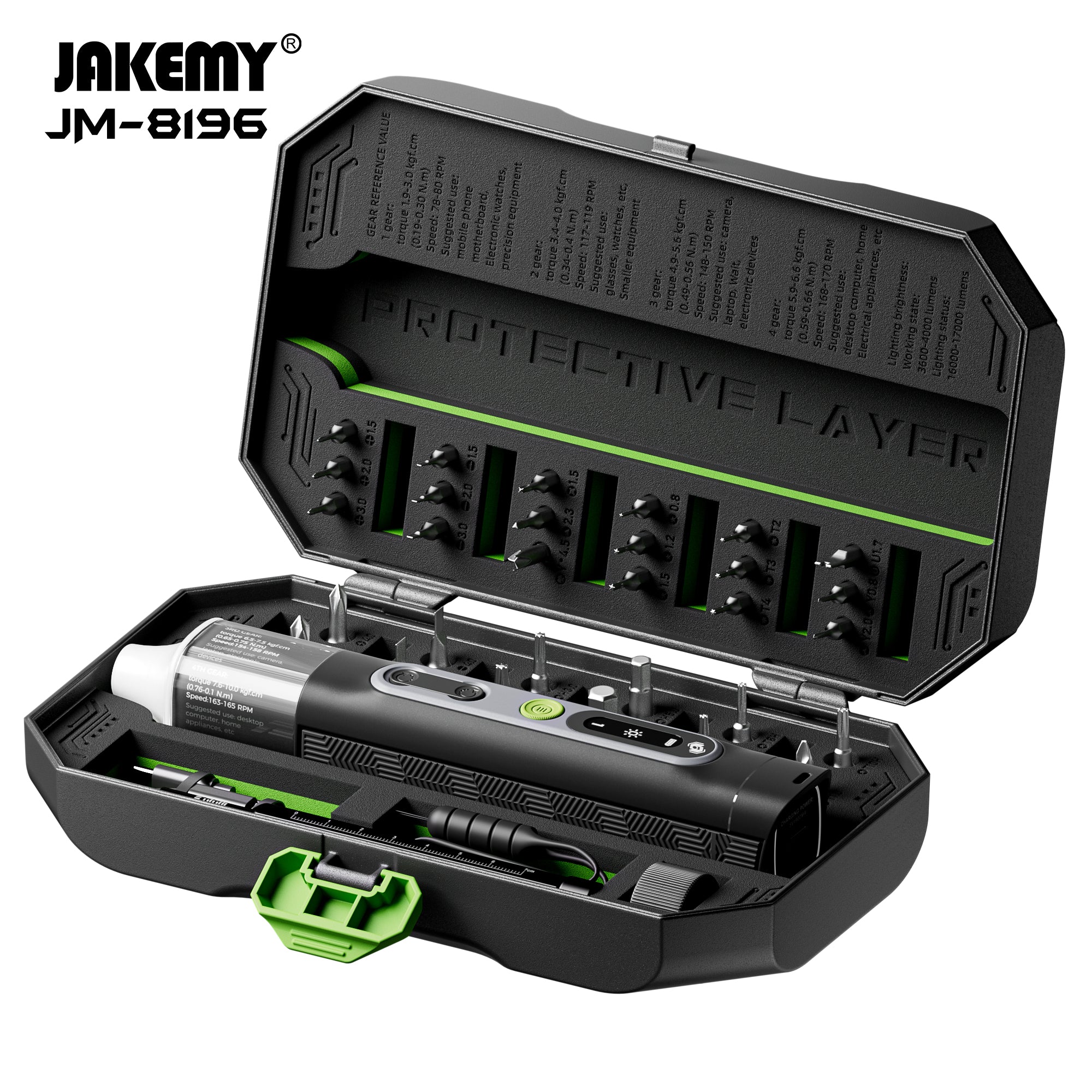 Jakemy 35-in-1 Smart Electric Screwdriver Set