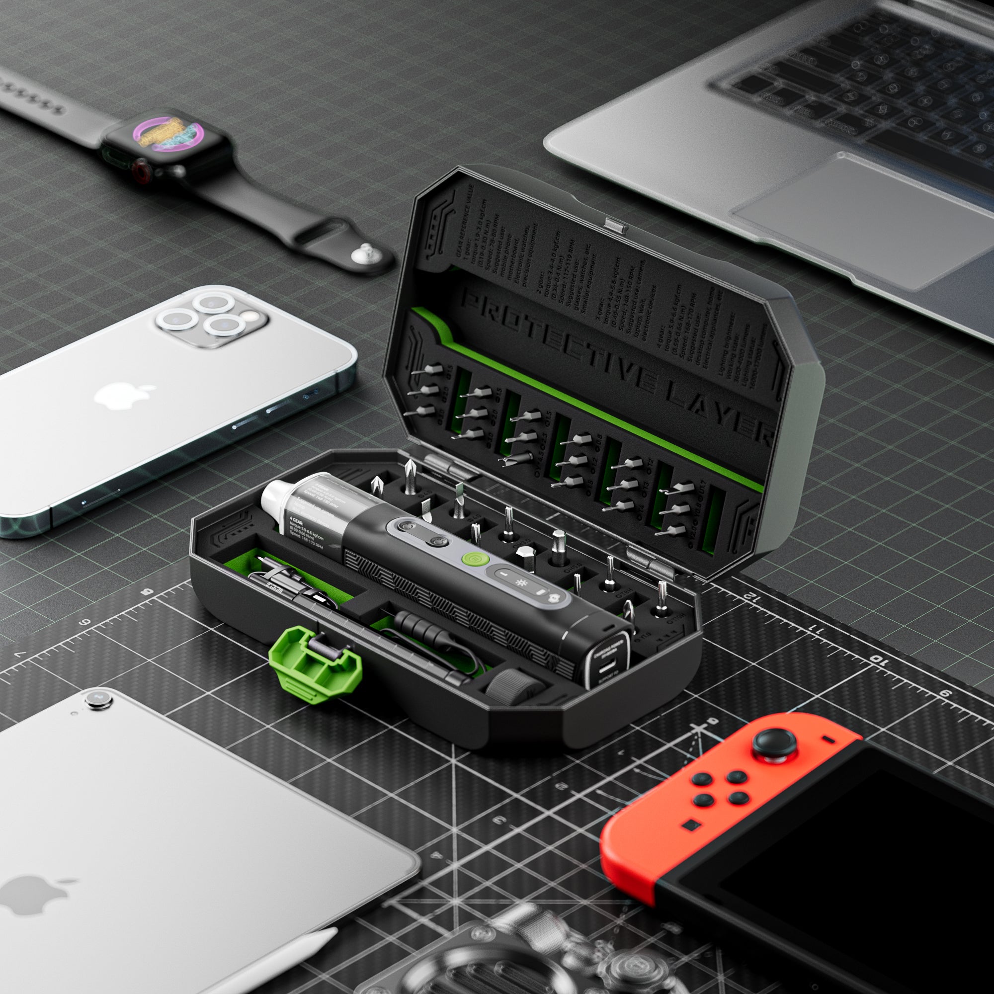 Jakemy 35-in-1 Smart Electric Screwdriver Set