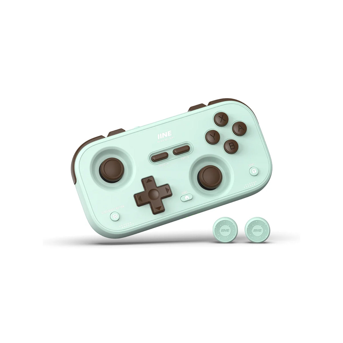IINE Palm-Sized Retro Chronos Controller for Nintendo Switch / Nintendo Switch 2 (Red) (L1241)