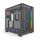 Montech King 95 Pro Mid-Tower Curved Tempered Glass Front Panel PC Case (Black)