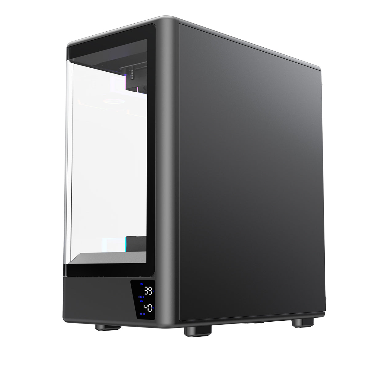 Coolman Astra M-ATX PC Case with Digital Screen Display