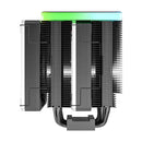 Montech Metal DT24 Premium 2x120mm High Performance Metal PWM Fans with ARGB Aluminum Top Cover Tower Type CPU Air Cooler