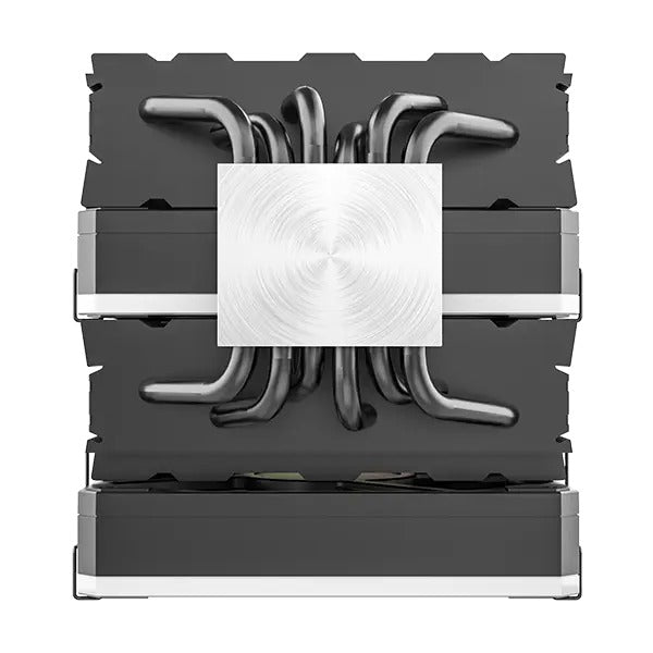 Montech Metal DT24 Premium 2x120mm High Performance Metal PWM Fans with ARGB Aluminum Top Cover Tower Type CPU Air Cooler