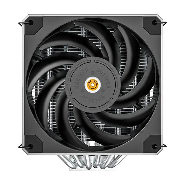 Montech Metal DT24 Base 2x120mm High Performance Metal PWM Fans Tower Type CPU Air Cooler