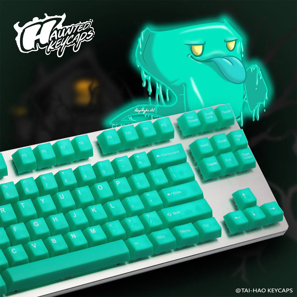 Taihao Double Shot ABS-Cubic Profile Keycaps Set For Cherry MX Switch (152-Keys) 