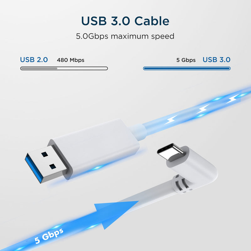 Kiwi Design Link Cable USB Type-C (5M) For Oculus Quest 2 (Black)
