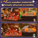 IINE Pumpkin Ghost House Faceplate Cover for Nintendo Switch