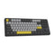 Ajazz AK870 RGB Tri-Mode 87-Keys TKL Gasket-mounted Hot Swappable Mechanical Keyboard (Black/Grey/Yellow) (Magnetic Switch)