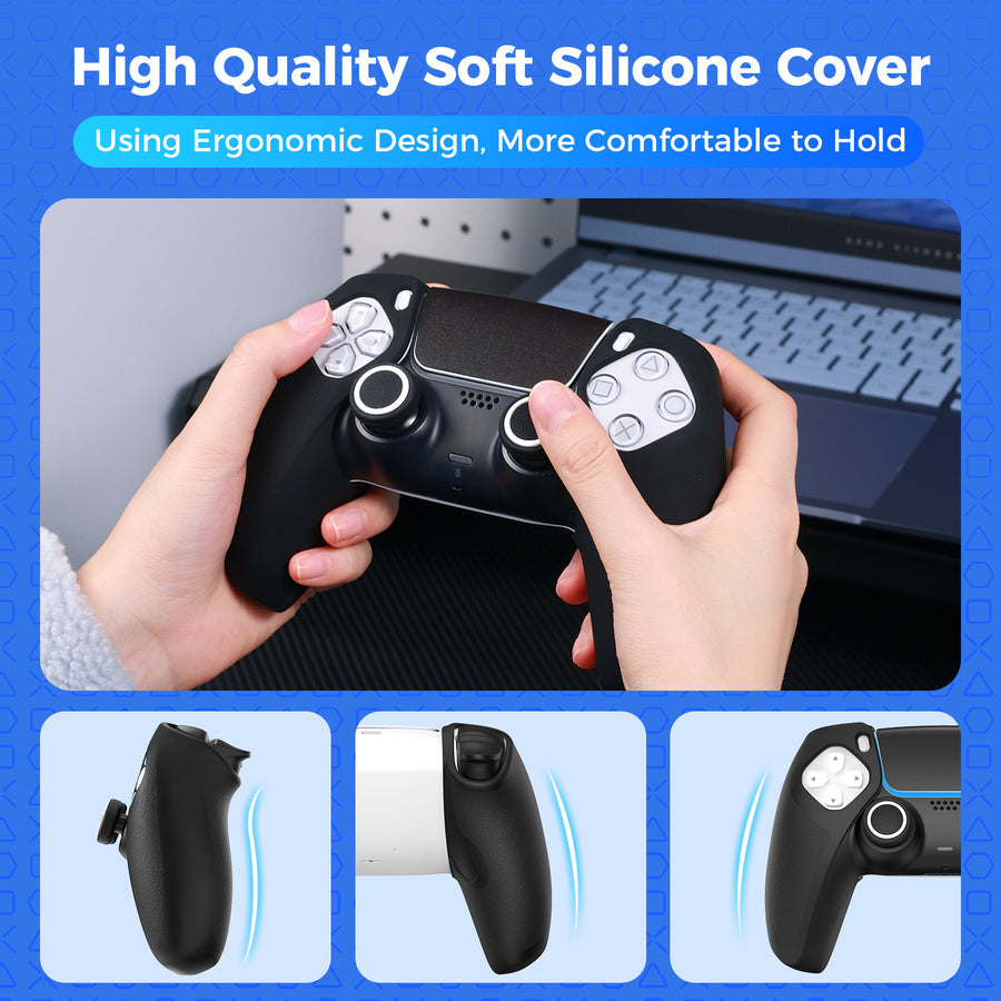 IINE Split Silicone Case Cover for PS5 Controller 