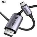 UGreen USB-C To DP 8K Cable - 3M (CM556/25839)
