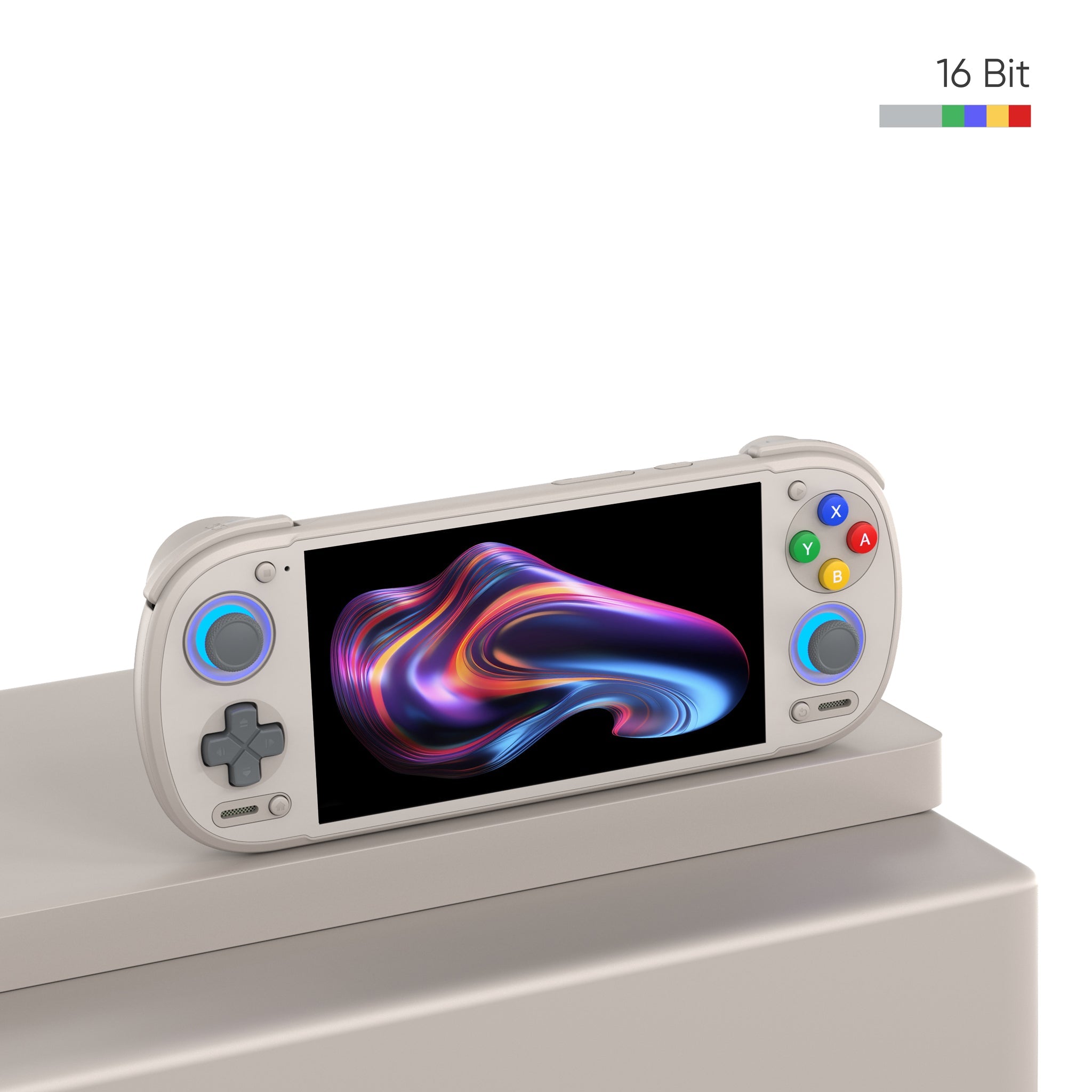 Retroid Pocket 6 Snapdragon 8 Gen 2 5.5" AMOLED (1080x1920) 120Hz 8GB + 128GB Stick Top Android Handheld Gaming System (16Bit)