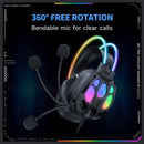 Onikuma X89 RGB Gaming Headphone with Noise-Cancelling Microphone