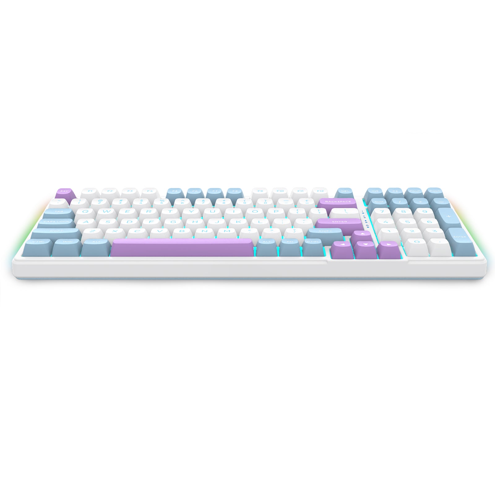 E-Yooso Z-99 RGB 99-Keys Wired Mechanical Keyboard Blue/White/Purple (Blue Switch)