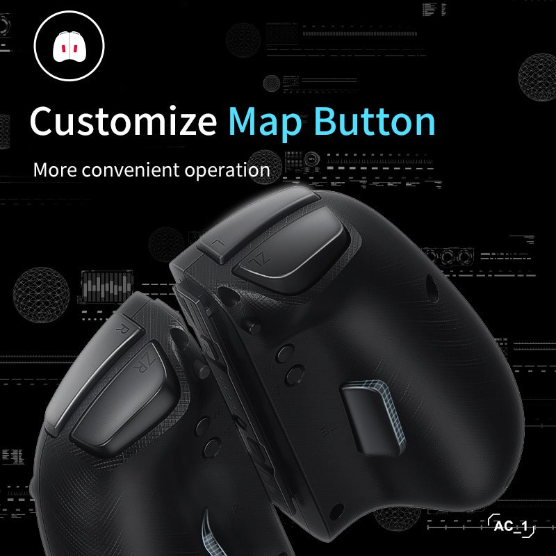 IINE Switch Elite Large Left And Right Controller (Transparent) (L552)