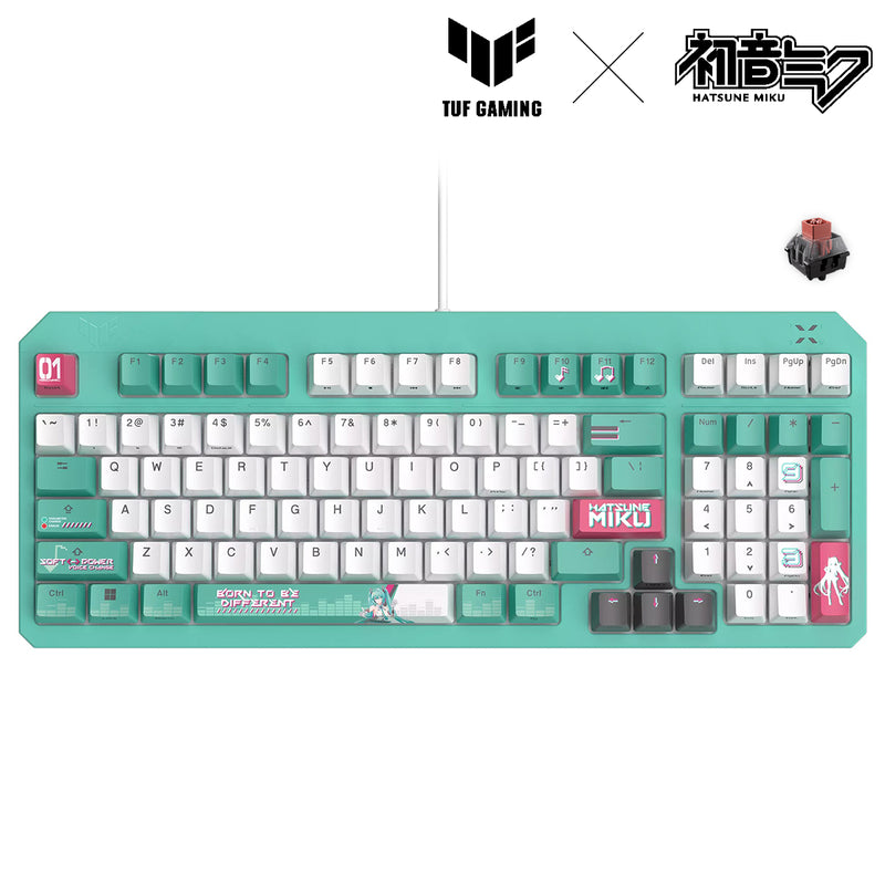 Asus TUF Gaming K3 Gen II Hatsune Miku Ed. Keyboard | DataBlitz