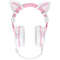 Onikuma X10 Cat Ears Stereo Noise Cancellation Gaming Headset (Pink)